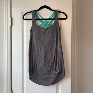 Lululemon workout tank with built in bra